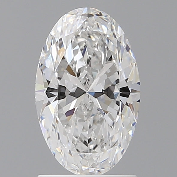 1.58 Carat Oval Shaped, Ideal Cut, D Color, VVS2 Clarity, IGI Certified Lab Grown Diamond