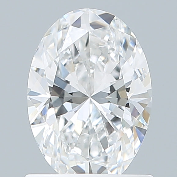 1.06 Carat Oval Shaped, Ideal Cut, D Color, VVS2 Clarity, IGI Certified Lab Grown Diamond