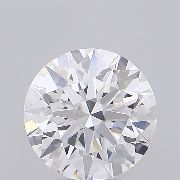 2.17 Carat Round Shaped, Ideal Cut, D Color, VVS2 Clarity, IGI Certified Lab Grown Diamond