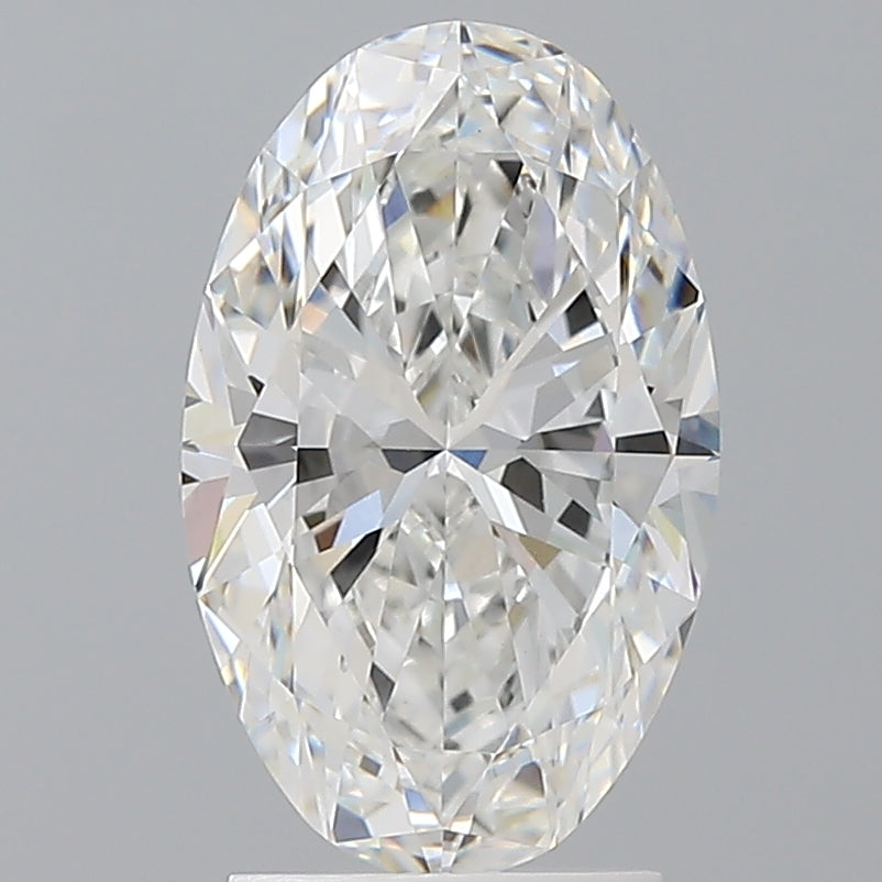 2.57 Carat Oval Shaped, Ideal Cut, E Color, VVS2 Clarity, IGI Certified Lab Grown Diamond