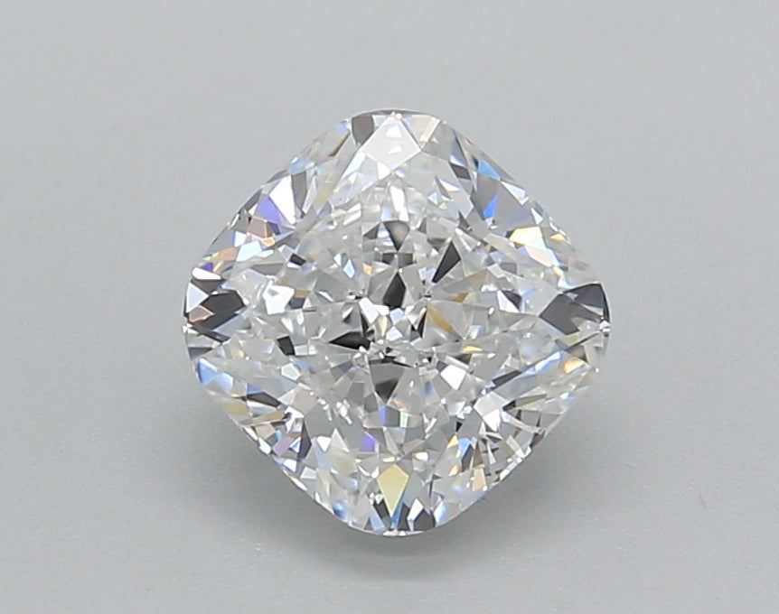 1.52 Carat Cushion Shaped, Excellent Cut, D Color, VVS2 Clarity, IGI Certified Lab Grown Diamond
