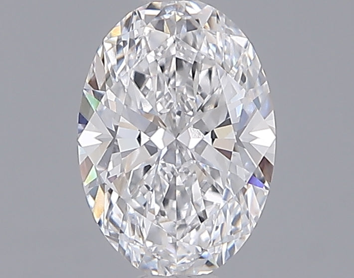 1.06 Carat Oval Shaped, Ideal Cut, D Color, VVS1 Clarity, IGI Certified Lab Grown Diamond