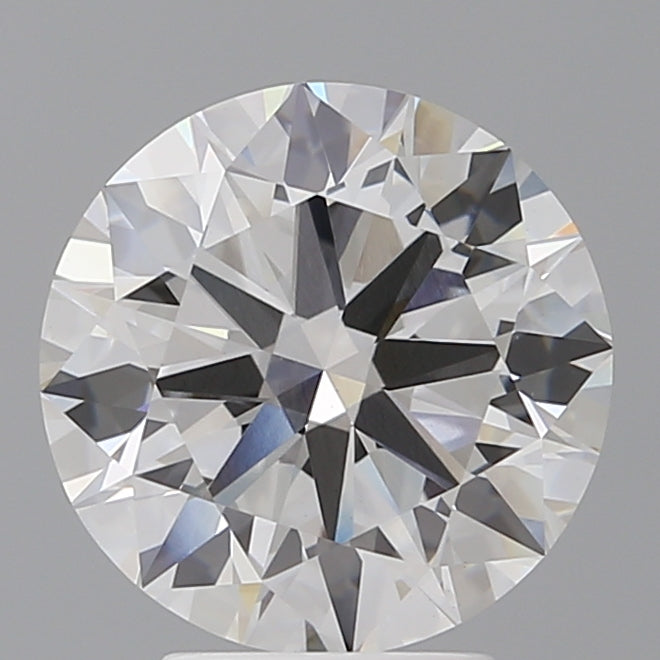 4.03 Carat Round Shaped, Excellent Cut, F Color, VVS2 Clarity, IGI Certified Lab Grown Diamond