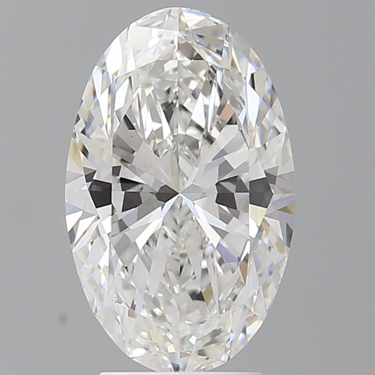 3.59 Carat Oval Shaped, Ideal Cut, E Color, VS1 Clarity, IGI Certified Lab Grown Diamond