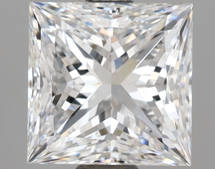 2.55 Carat Princess Shaped, Ideal Cut, E Color, VS1 Clarity, IGI Certified Lab Grown Diamond
