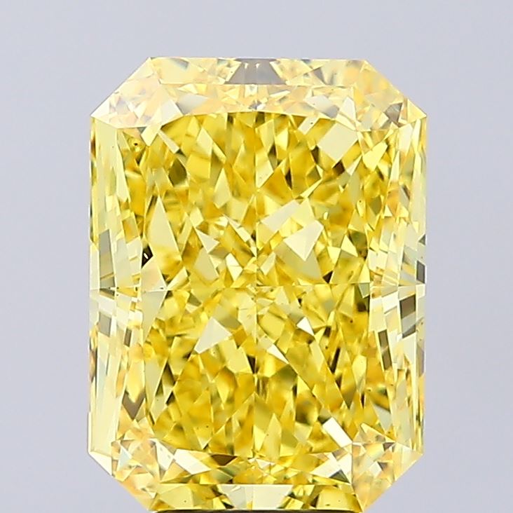 6.51 Carat Radiant Shaped, Excellent Cut, VS1 Clarity, IGI Certified Lab Grown Diamond