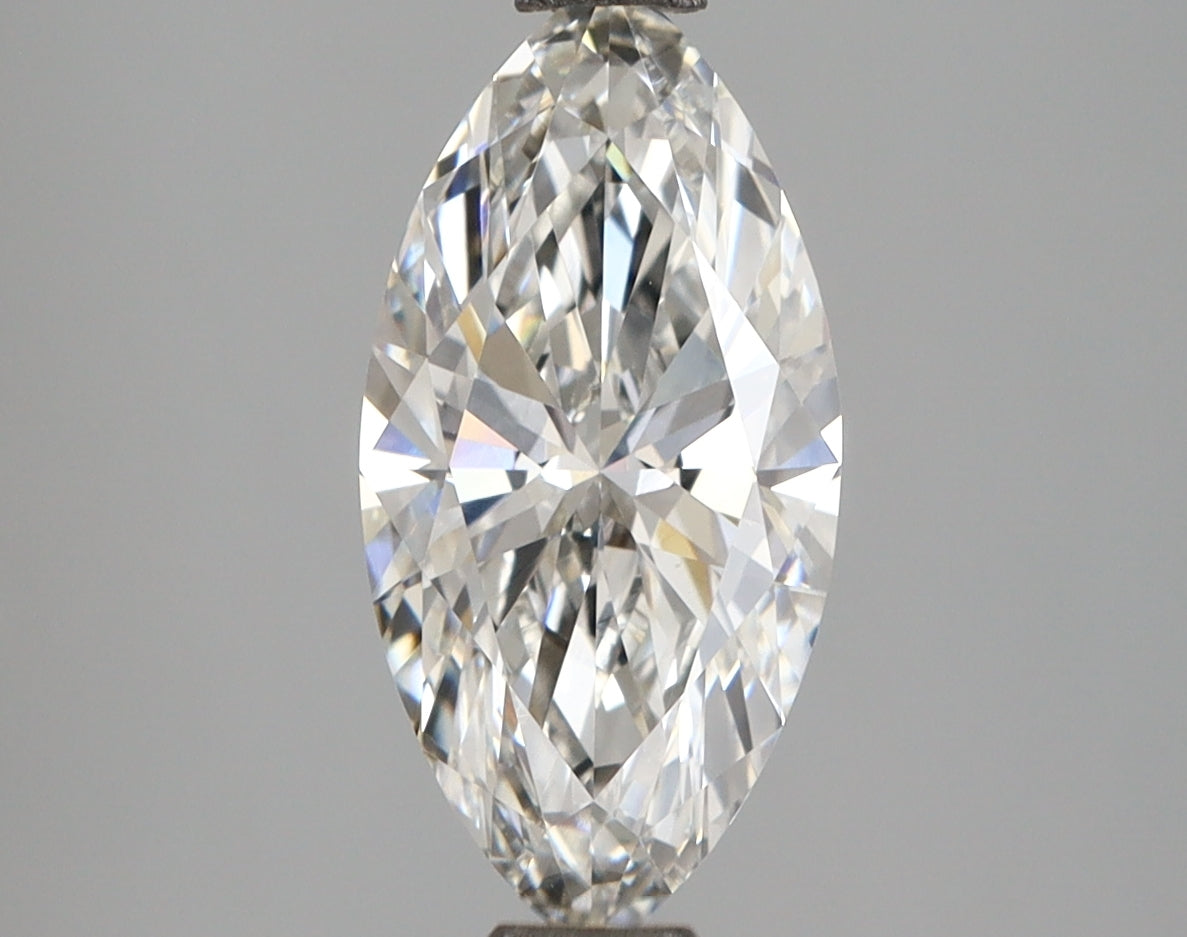 1.07 Carat Marquise Shaped, Ideal Cut, E Color, VVS2 Clarity, IGI Certified Lab Grown Diamond
