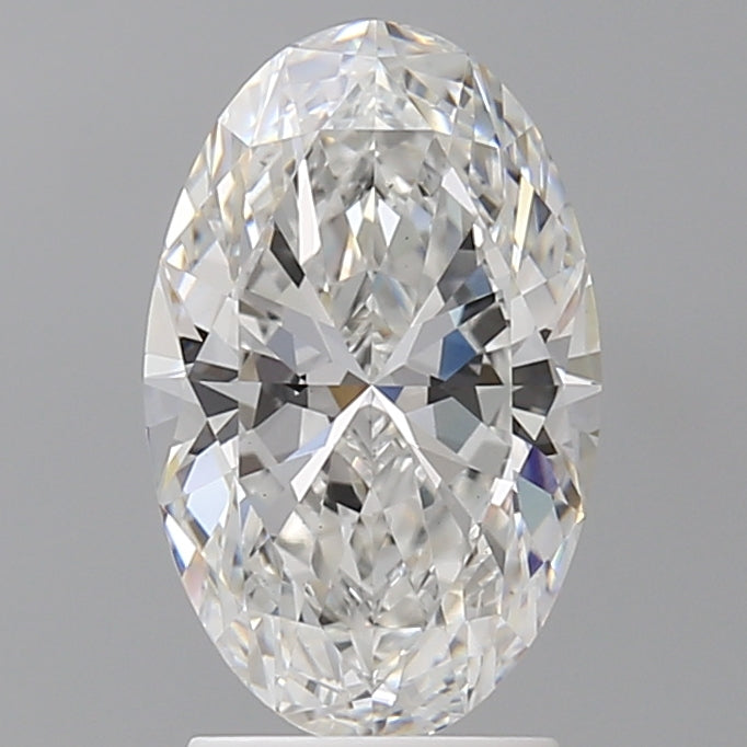 2.56 Carat Oval Shaped, Ideal Cut, E Color, VS1 Clarity, IGI Certified Lab Grown Diamond