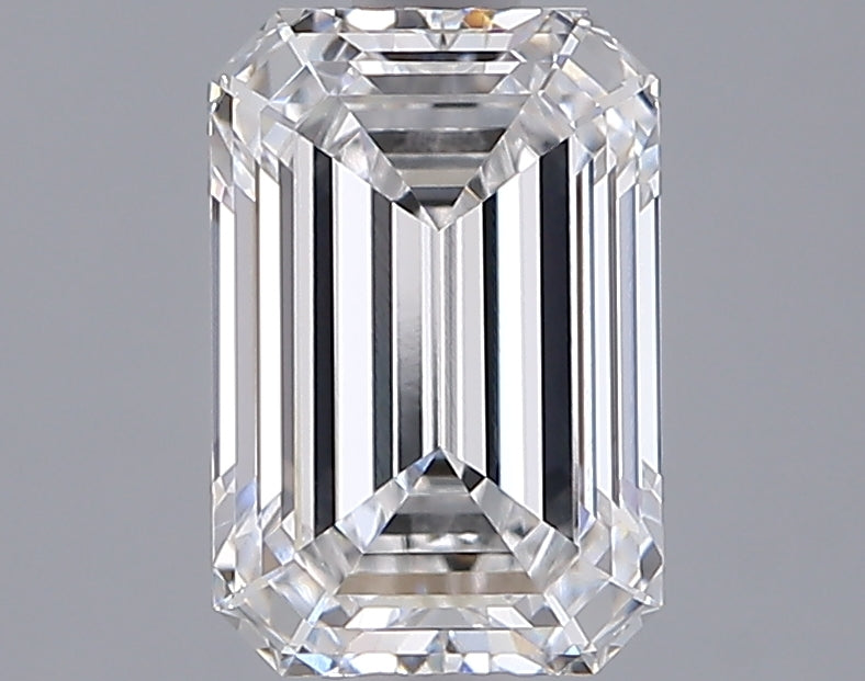2.03 Carat Emerald Shaped, Ideal Cut, D Color, VVS1 Clarity, IGI Certified Lab Grown Diamond