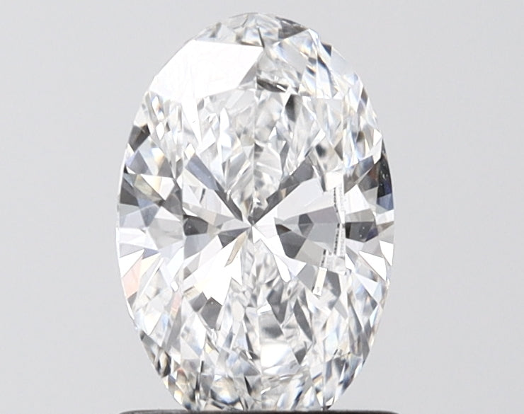 1.10 Carat Oval Shaped, Ideal Cut, D Color, VS1 Clarity, IGI Certified Lab Grown Diamond