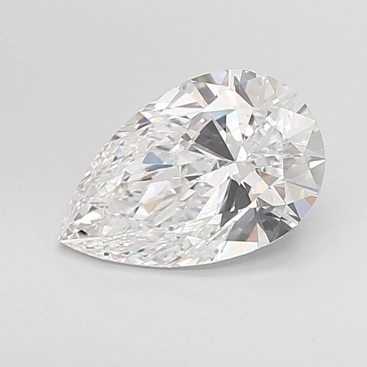 3.01 Carat Pear Shaped, Ideal Cut, D Color, VS1 Clarity, IGI Certified Lab Grown Diamond