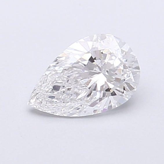 0.54 Carat Pear Shaped, Very Good Cut, D Color, VVS2 Clarity, IGI Certified Lab Grown Diamond