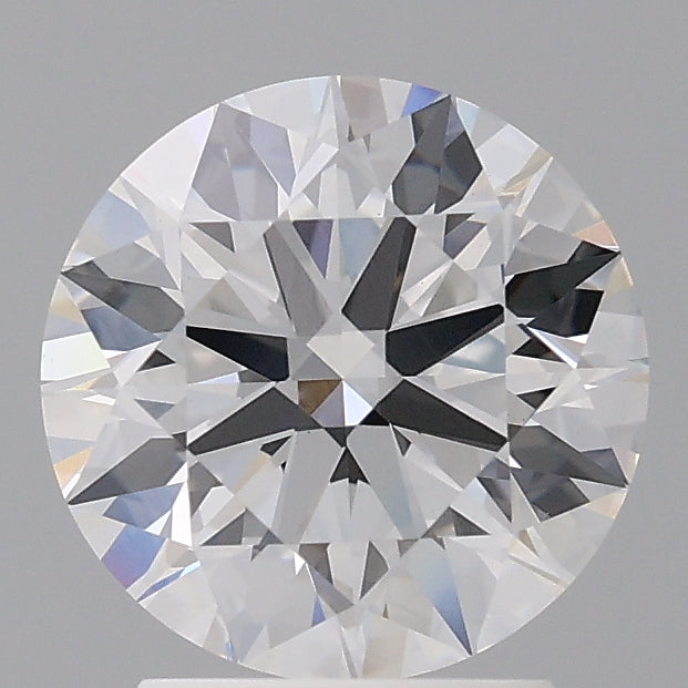 2.54 Carat Round Shaped, Ideal Cut, D Color, VVS2 Clarity, IGI Certified Lab Grown Diamond