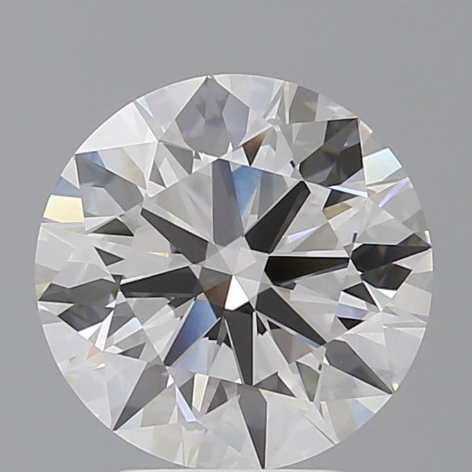 4.07 Carat Round Shaped, Ideal Cut, F Color, VVS2 Clarity, IGI Certified Lab Grown Diamond