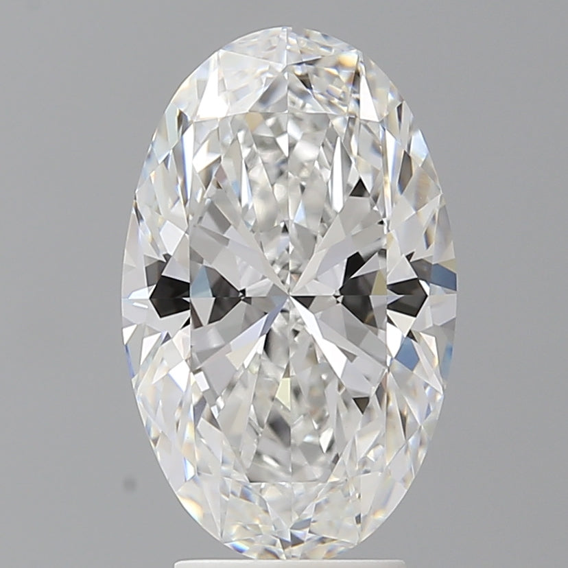 4.08 Carat Oval Shaped, Ideal Cut, E Color, VVS2 Clarity, IGI Certified Lab Grown Diamond