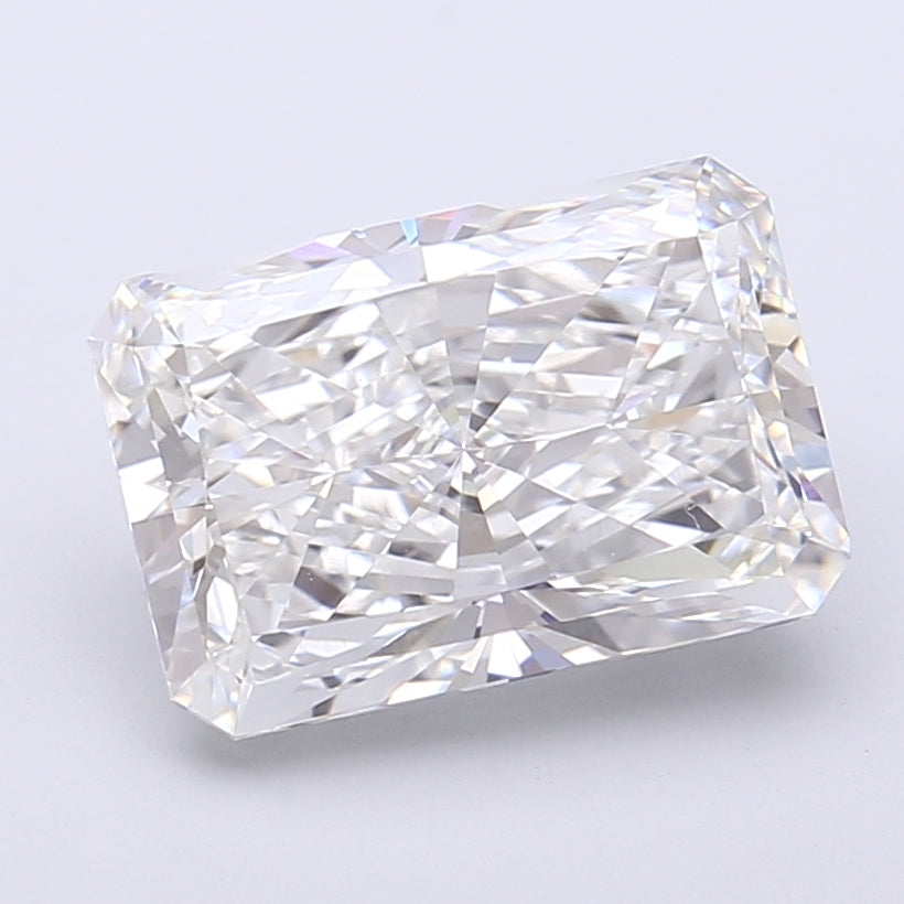 4.01 Carat Radiant Shaped, Very Good Cut, E Color, VVS2 Clarity, IGI Certified Lab Grown Diamond