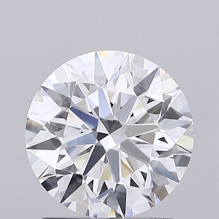 1.54 Carat Round Shaped, Ideal Cut, D Color, VVS1 Clarity, IGI Certified Lab Grown Diamond