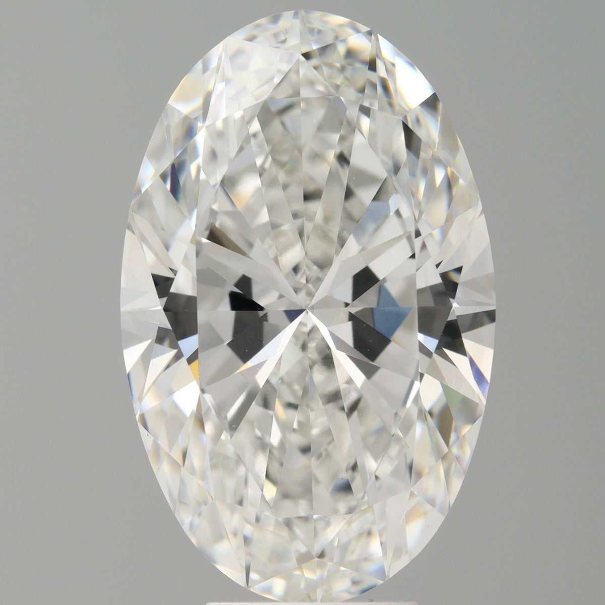 7.59 Carat Oval Shaped, Ideal Cut, F Color, VVS2 Clarity, IGI Certified Lab Grown Diamond