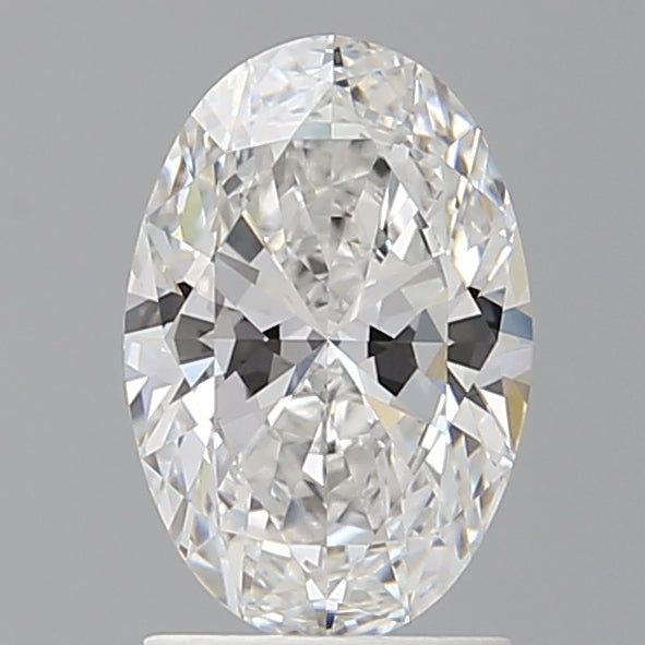 1.60 Carat Oval Shaped, Ideal Cut, D Color, VVS2 Clarity, IGI Certified Lab Grown Diamond