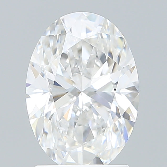 2.06 Carat Oval Shaped, Excellent Cut, D Color, VVS2 Clarity, IGI Certified Lab Grown Diamond