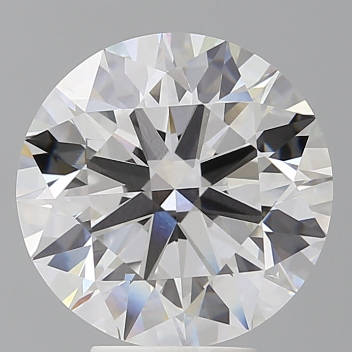 5.59 Carat Round Shaped, Ideal Cut, F Color, VVS2 Clarity, IGI Certified Lab Grown Diamond