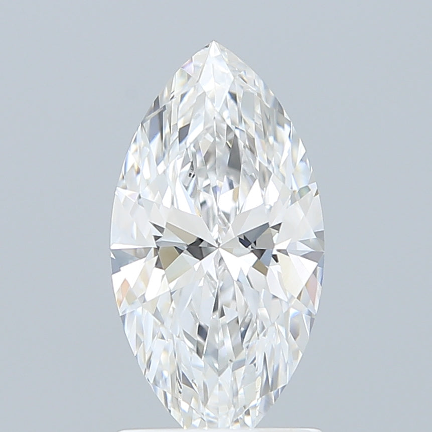 1.58 Carat Marquise Shaped, Ideal Cut, E Color, VVS2 Clarity, IGI Certified Lab Grown Diamond