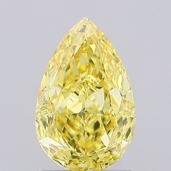 1.25 Carat Pear Shaped, Ideal Cut, VS1 Clarity, IGI Certified Lab Grown Diamond