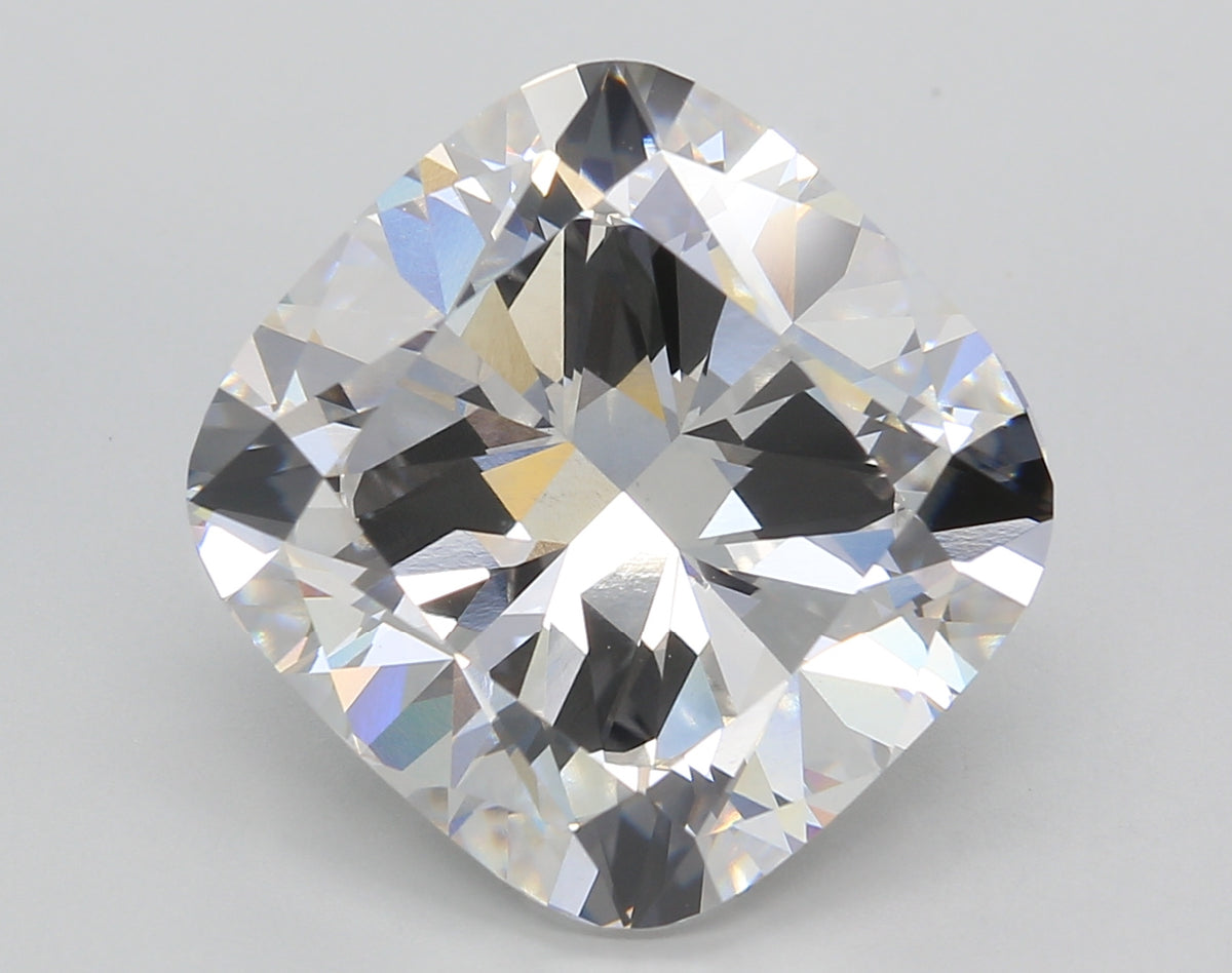 12.04 Carat Cushion Shaped, Ideal Cut, F Color, VVS2 Clarity, IGI Certified Lab Grown Diamond