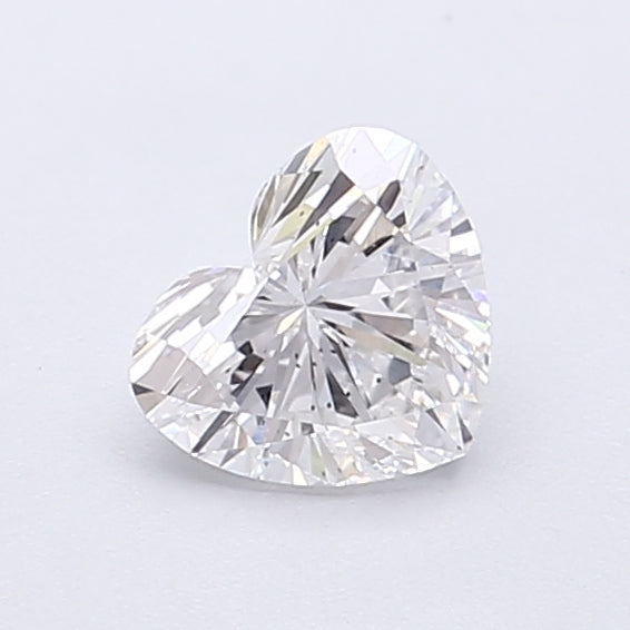 0.65 Carat Heart Shaped, Very Good Cut, E Color, VS2 Clarity, IGI Certified Lab Grown Diamond