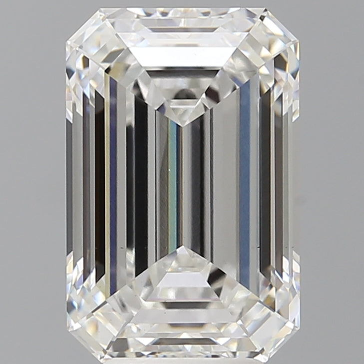 5.58 Carat Emerald Shaped, Ideal Cut, E Color, VS1 Clarity, IGI Certified Lab Grown Diamond