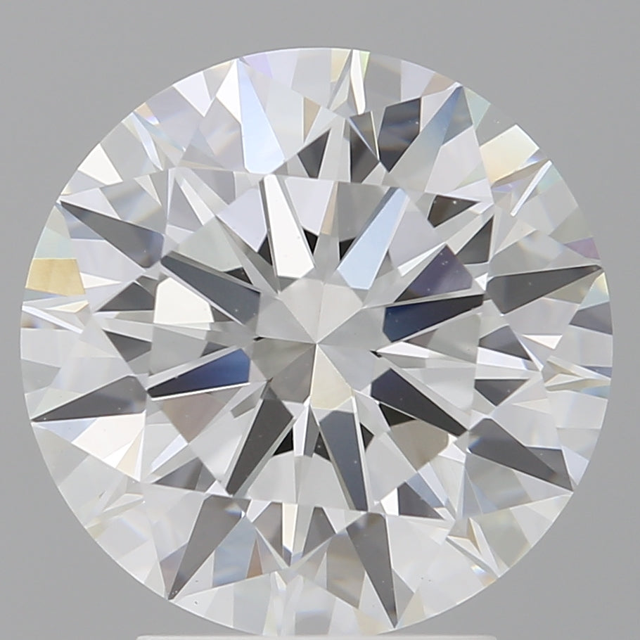 3.60 Carat Round Shaped, Ideal Cut, E Color, VVS2 Clarity, IGI Certified Lab Grown Diamond