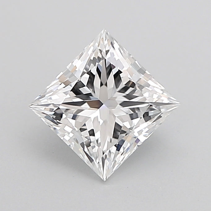 1.06 Carat Princess Shaped, Ideal Cut, D Color, VVS1 Clarity, IGI Certified Lab Grown Diamond