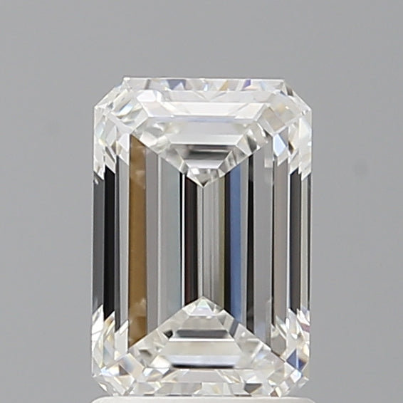 1.55 Carat Emerald Shaped, Ideal Cut, E Color, VVS2 Clarity, IGI Certified Lab Grown Diamond