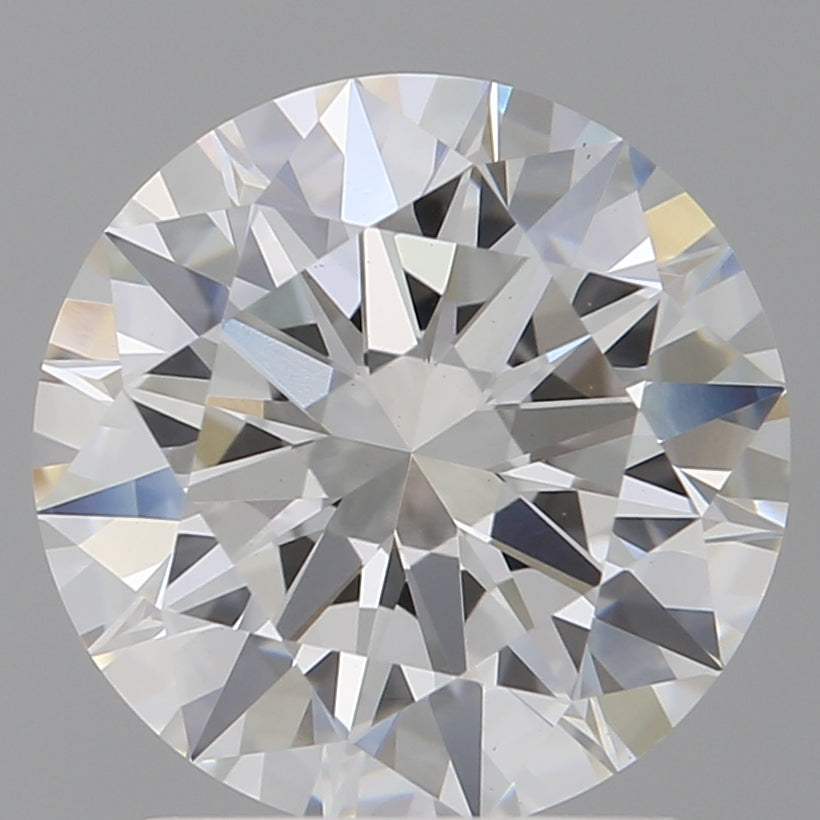 2.02 Carat Round Shaped, Ideal Cut, E Color, VVS2 Clarity, IGI Certified Lab Grown Diamond