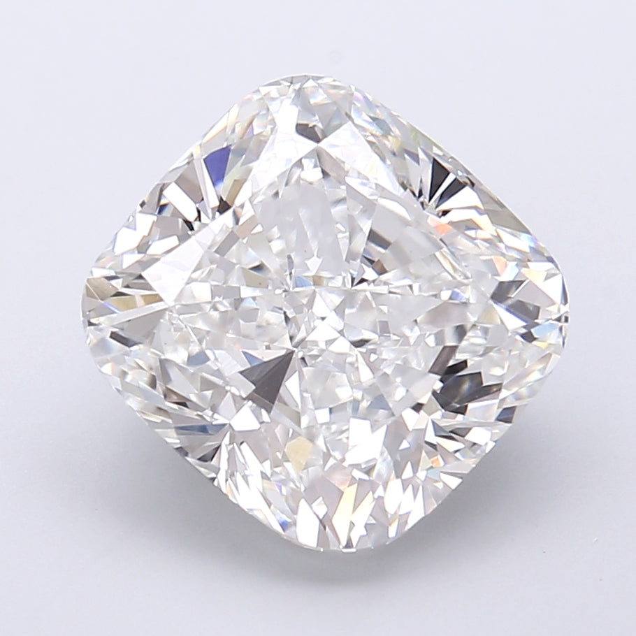6.22 Carat Cushion Shaped, Very Good Cut, E Color, VVS2 Clarity, IGI Certified Lab Grown Diamond