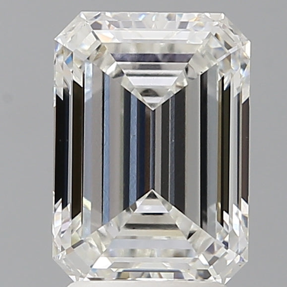 2.98 Carat Emerald Shaped, Ideal Cut, E Color, VS2 Clarity, IGI Certified Lab Grown Diamond