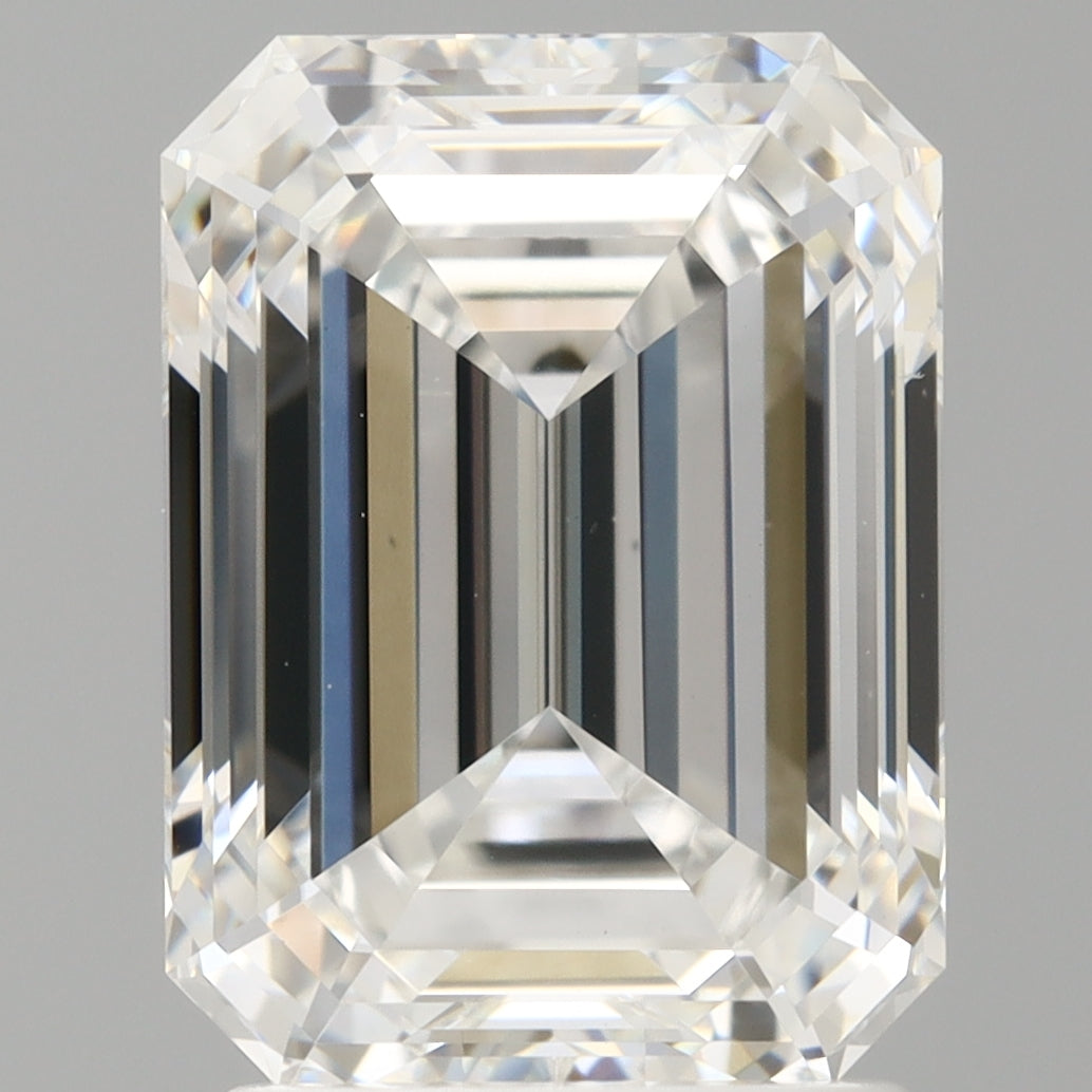 2.57 Carat Emerald Shaped, Ideal Cut, E Color, VS1 Clarity, IGI Certified Lab Grown Diamond