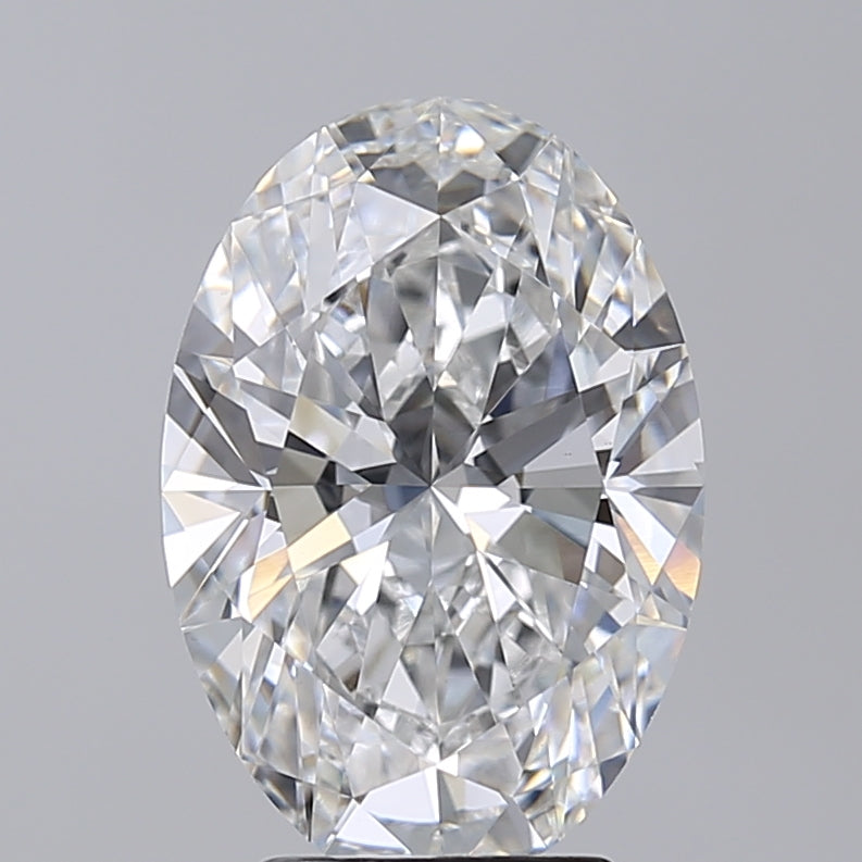 4.00 Carat Oval Shaped, Excellent Cut, E Color, VVS2 Clarity, IGI Certified Lab Grown Diamond