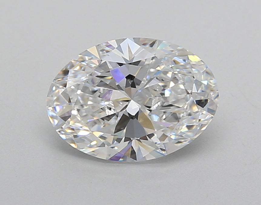 1.52 Carat Oval Shaped, Excellent Cut, D Color, VVS2 Clarity, IGI Certified Lab Grown Diamond