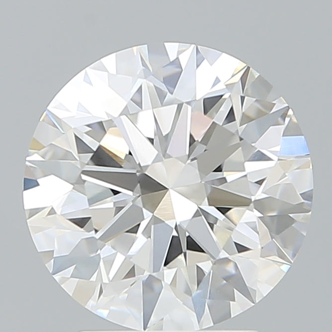 3.28 Carat Round Shaped, Ideal Cut, D Color, VVS2 Clarity, IGI Certified Lab Grown Diamond