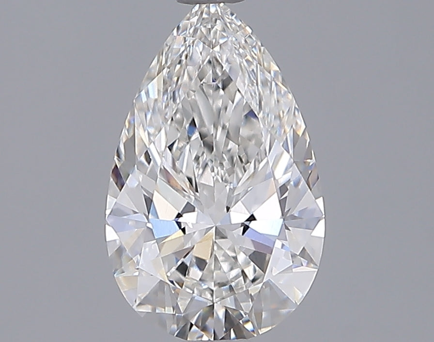 1.55 Carat Pear Shaped, Ideal Cut, F Color, VVS1 Clarity, IGI Certified Lab Grown Diamond