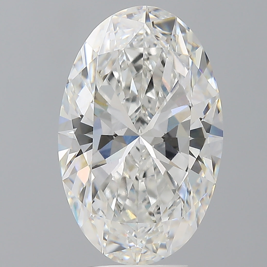 5.58 Carat Oval Shaped, Ideal Cut, F Color, VVS2 Clarity, IGI Certified Lab Grown Diamond