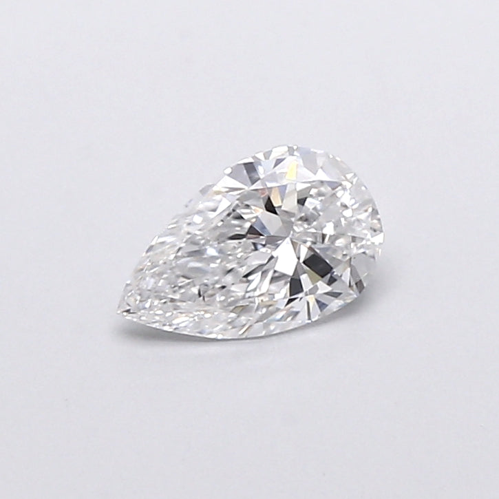 0.44 Carat Pear Shaped, Very Good Cut, D Color, VVS2 Clarity, IGI Certified Lab Grown Diamond