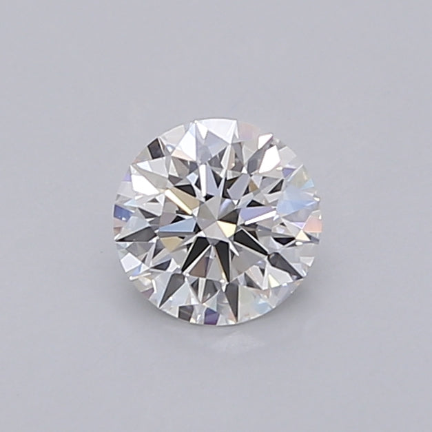 0.55 Carat Round Shaped, Ideal Cut, D Color, VVS2 Clarity, IGI Certified Lab Grown Diamond