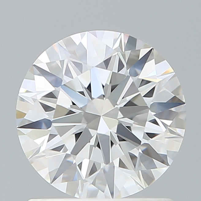1.29 Carat Round Shaped, Ideal Cut, D Color, VVS2 Clarity, IGI Certified Lab Grown Diamond