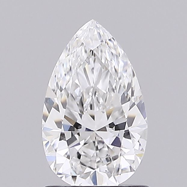 1.09 Carat Pear Shaped, Ideal Cut, E Color, VVS2 Clarity, IGI Certified Lab Grown Diamond