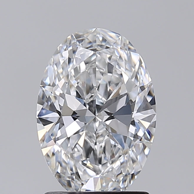 1.52 Carat Oval Shaped, Excellent Cut, D Color, VVS2 Clarity, IGI Certified Lab Grown Diamond