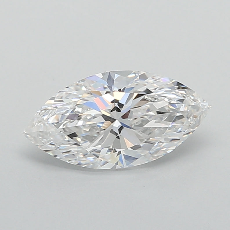 1.02 Carat Marquise Shaped, Ideal Cut, E Color, VVS2 Clarity, IGI Certified Lab Grown Diamond