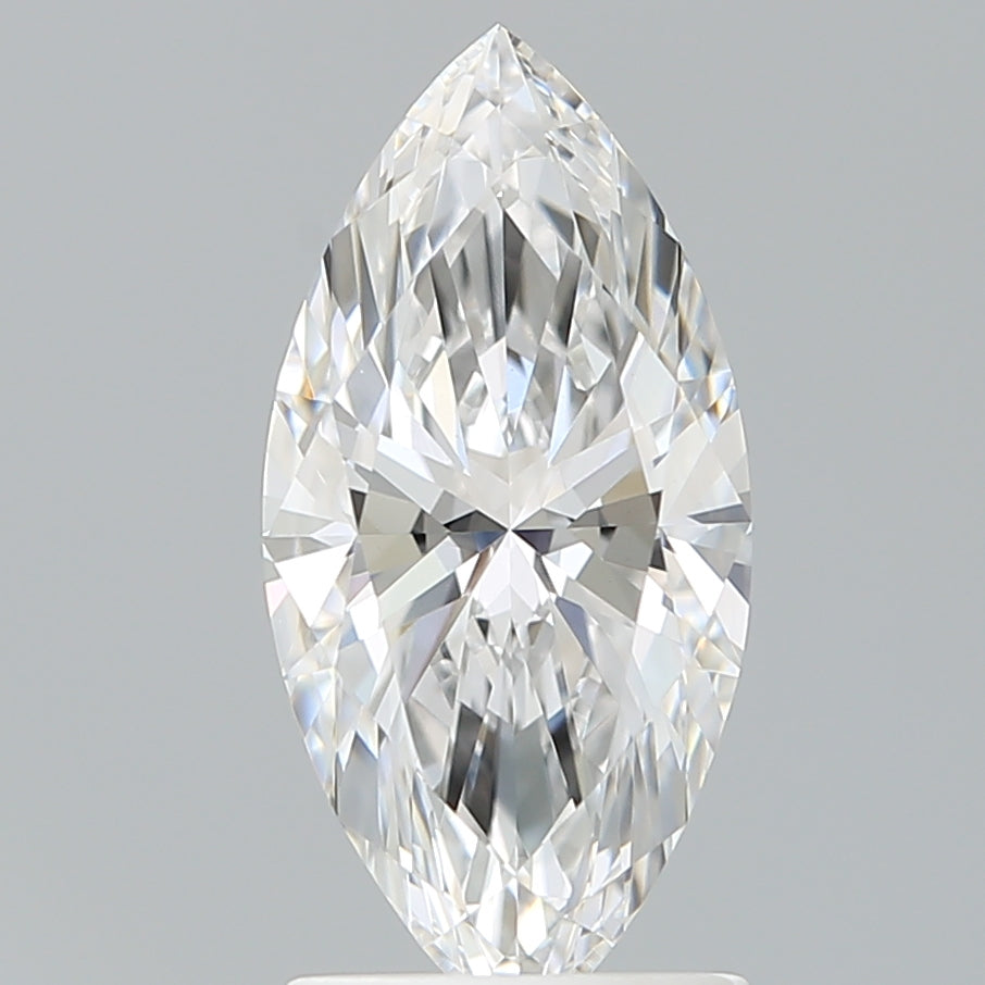 1.74 Carat Marquise Shaped, Ideal Cut, E Color, VVS2 Clarity, IGI Certified Lab Grown Diamond