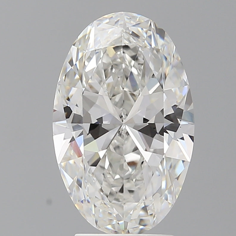 3.60 Carat Oval Shaped, Ideal Cut, F Color, VS1 Clarity, IGI Certified Lab Grown Diamond